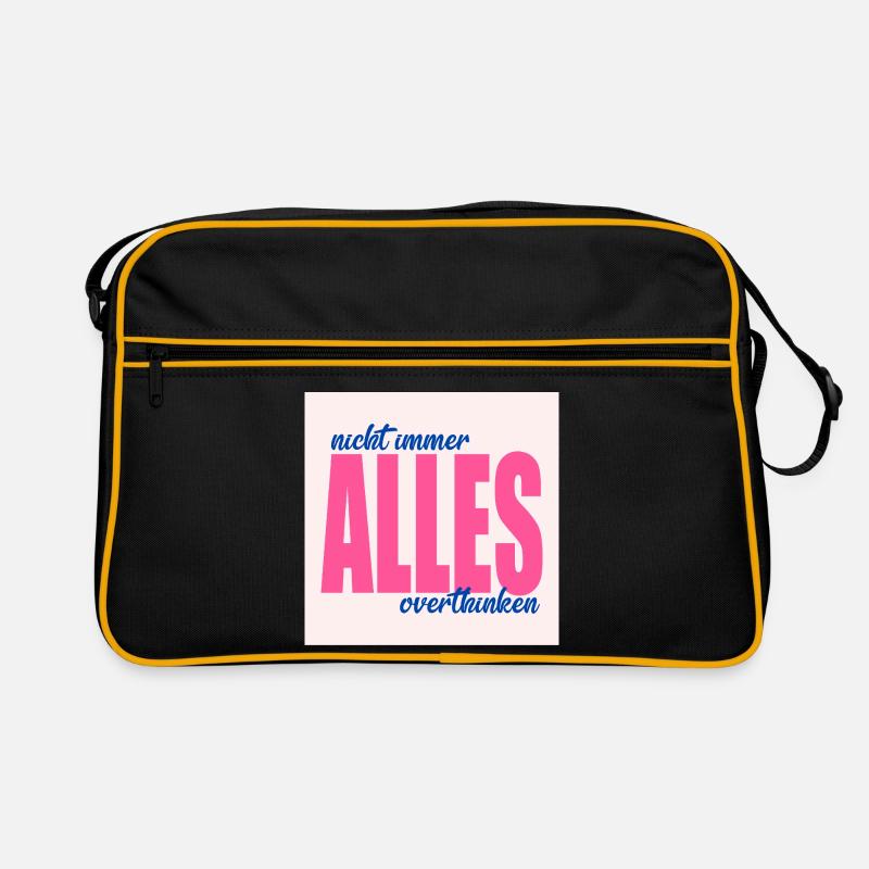 Thoughtful Sayings Thoughts Retro Bag