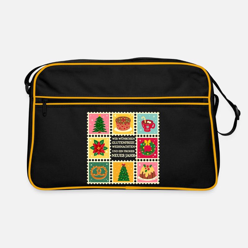 Gluten-Free Christmas Patterns Retro Bag