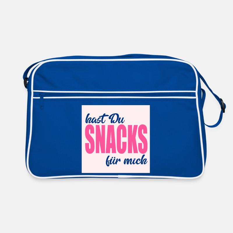 ESSEN SNACKS LIEBEN Retro Tasche