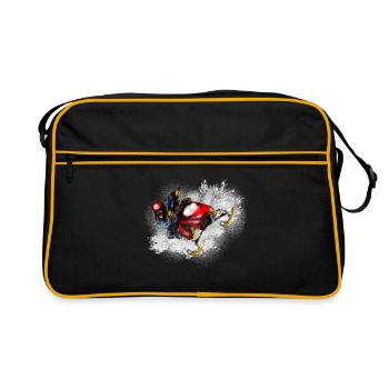 Snowmobile - Retro Bag - black/gold - Front