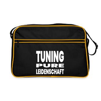 tuning - Retro Bag - black/gold - Front