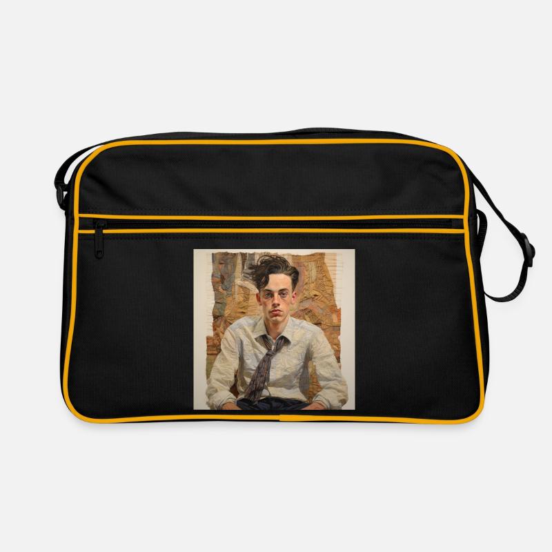 Patchwork Portrait Vintage Retro Tasche