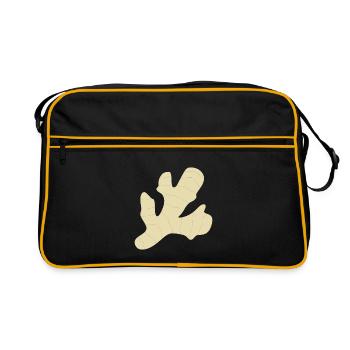 Ginger - Retro Bag - black/gold - Front