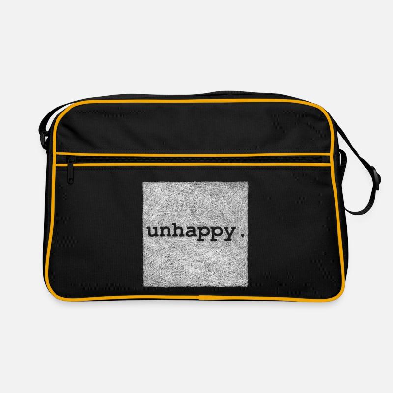 unhappy - White version Retro Bag