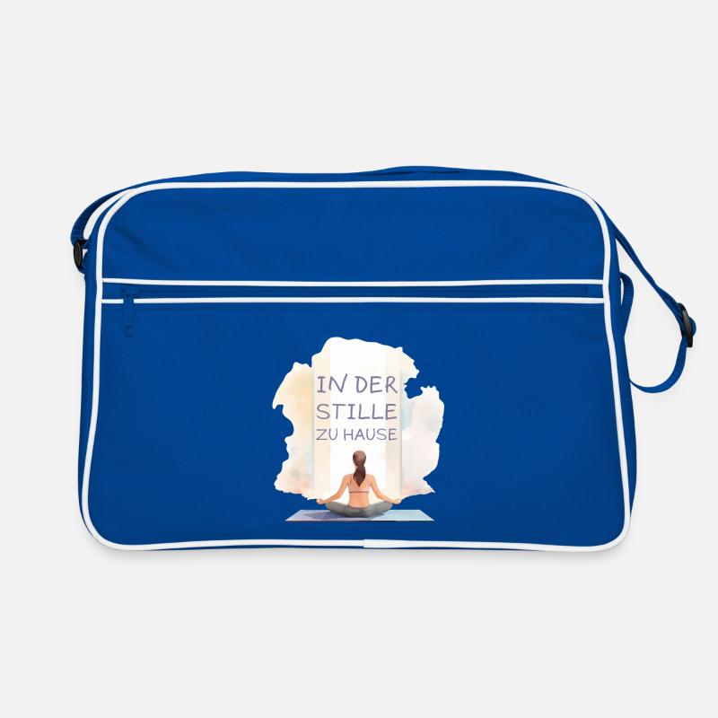 In Silence at Home Yoga Design Retro Bag