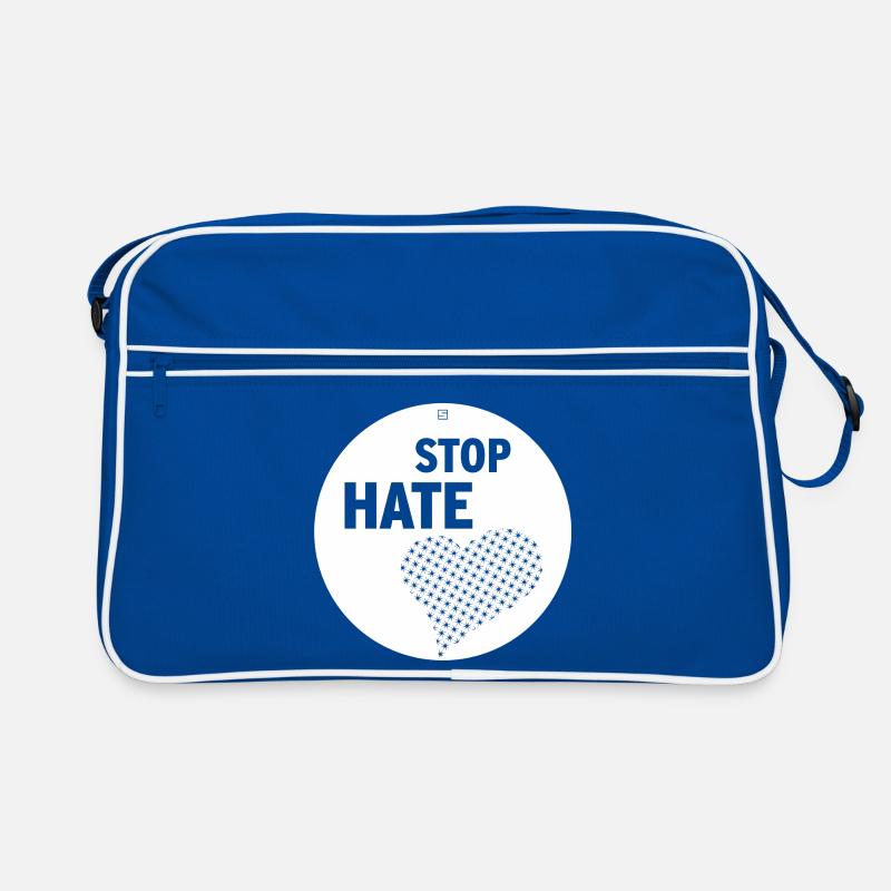 STOP HATE Retro Tasche