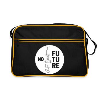 PAS D’AVENIR - Sac Retro - noir/or - Devant