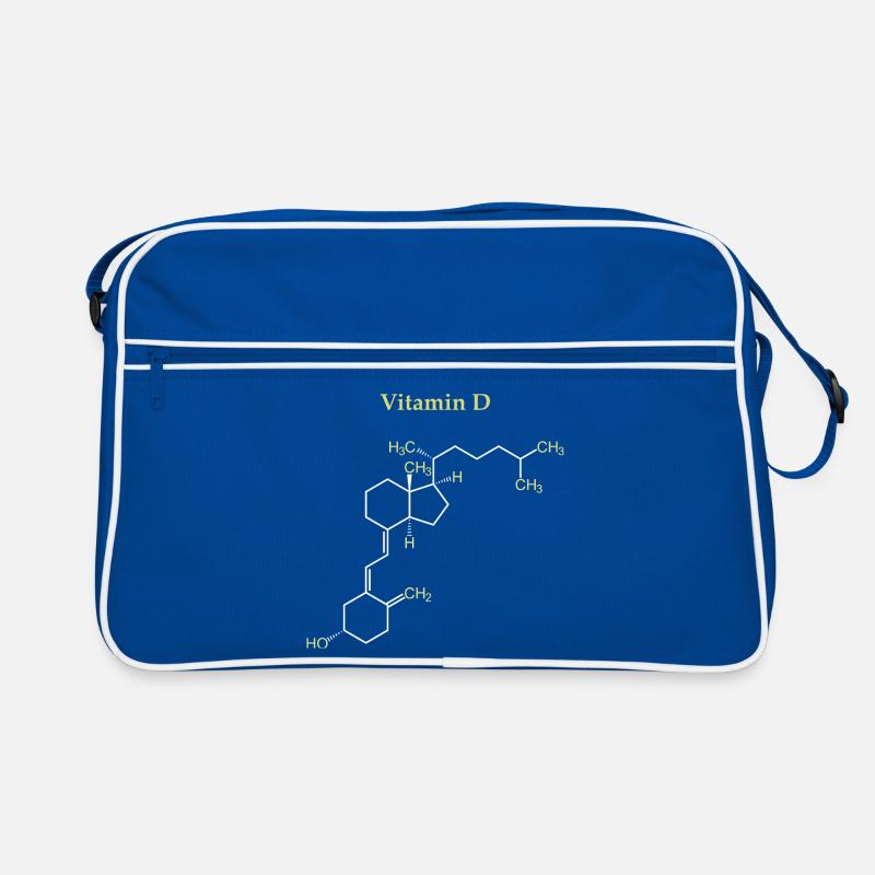 Vitamin-D-Struktur Retro Tasche