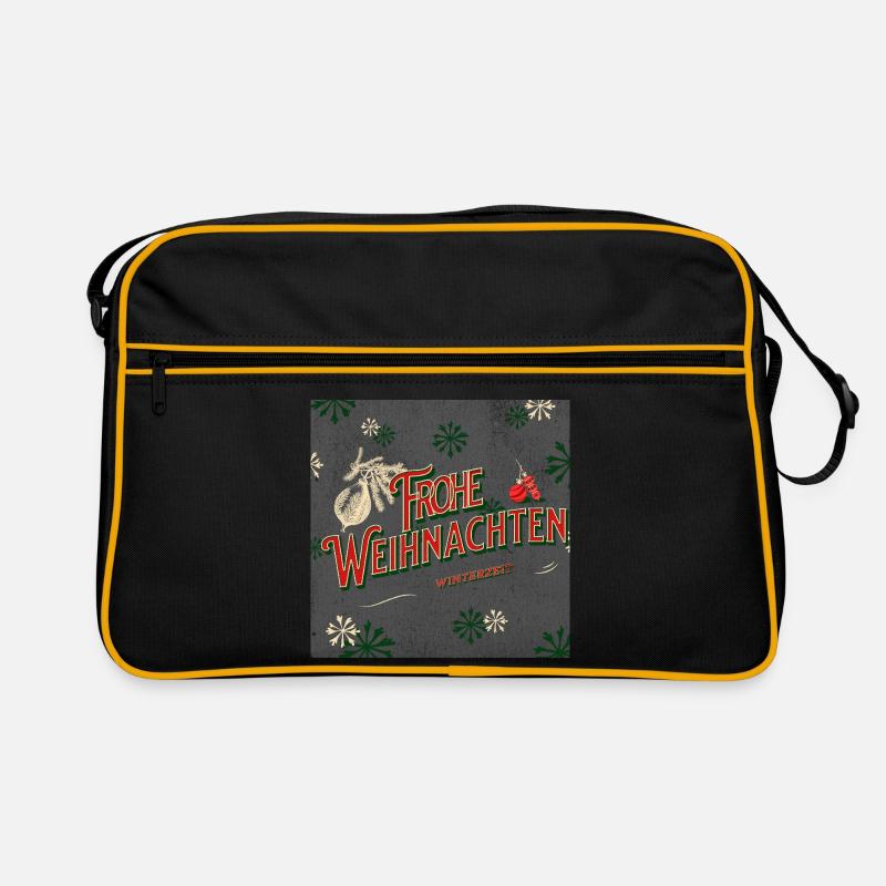 Joyeux Noël - Sac Retro - noir/or