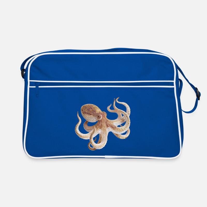 Octopus Net Pattern – Maritime Style Retro Bag