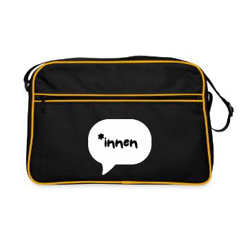 *inside - Retro Bag - black/gold - Front