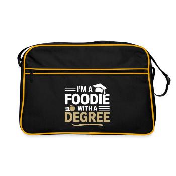 Registered Dietitian Academic Nutrition  - Retro Bag - black/gold - Front