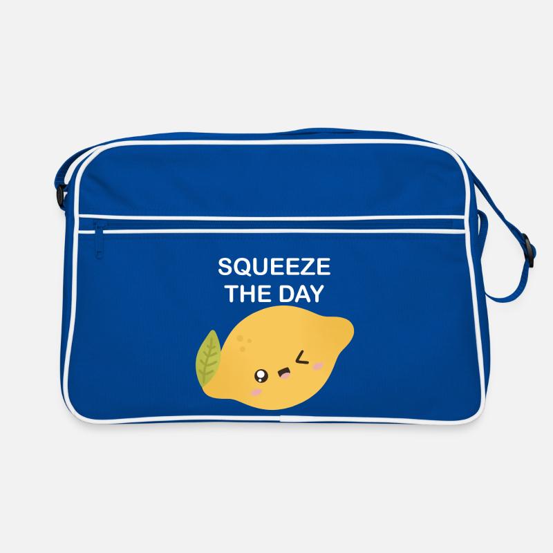 Squeeze the Day Lemon Charm Retro Bag