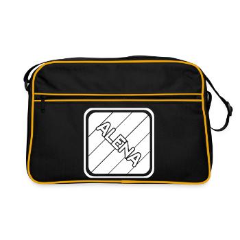 Alena - Retro Bag - black/gold - Front