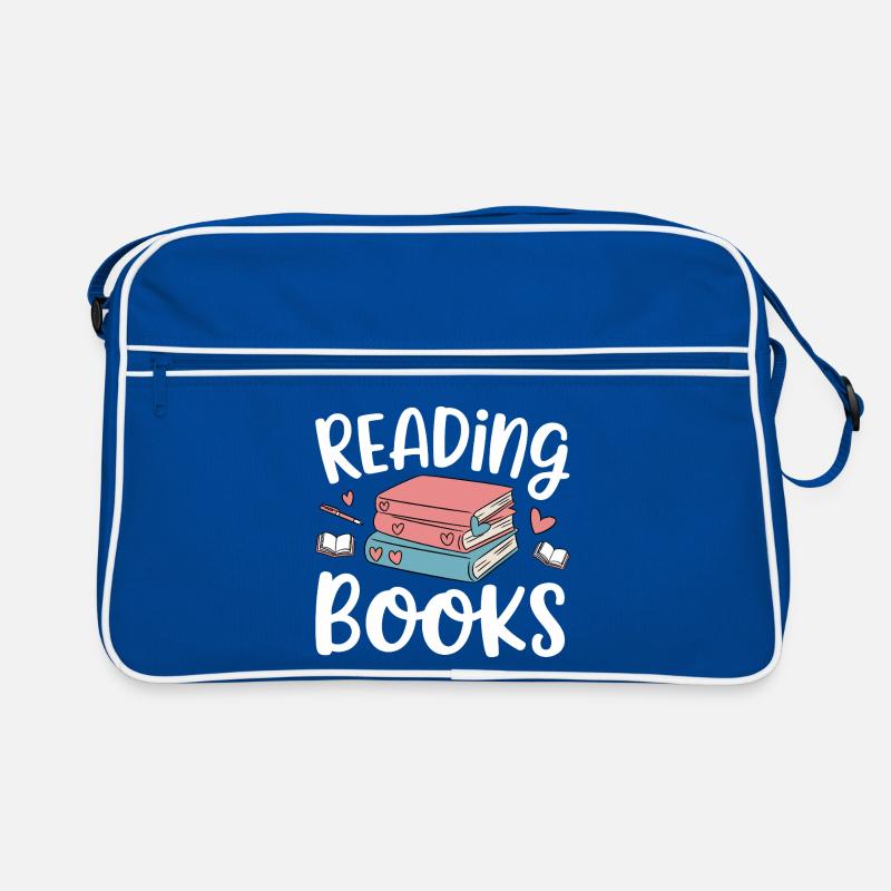 Reading Books Retro Bag