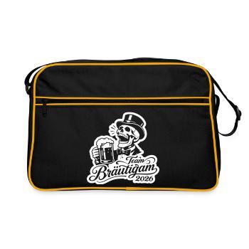 Marié d’équipe 2026 - Sac Retro - noir/or - Devant