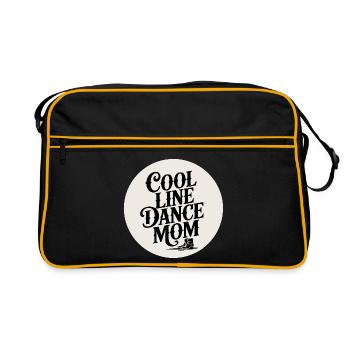 Line Dance Mom Vintage Typo Boot - Retro Bag - black/gold - Front