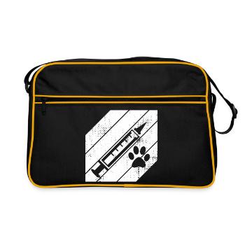 Vet Syringe - Retro Bag - black/gold - Front