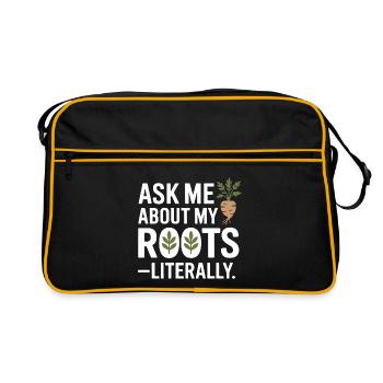 Certified Clinical Botanical Root Expert Apparel  - Retro Bag - black/gold - Front