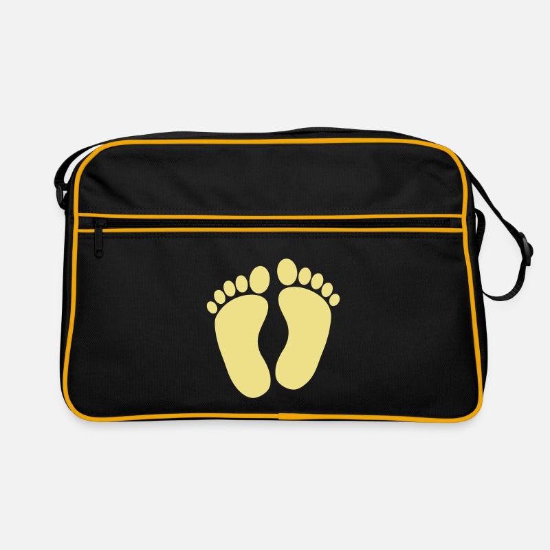Pieds de bébé Sac Retro