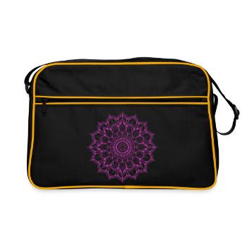 Mandala - Retro Bag - black/gold - Front