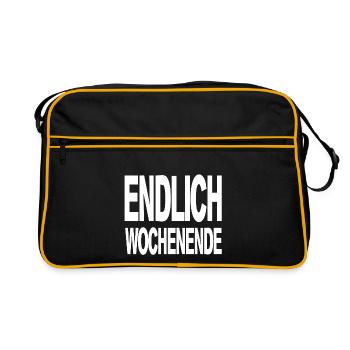 Weekend - Retro Bag - black/gold - Front