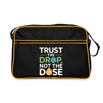 Certified Clinical Dilution Specialist Apparel  - Retro Bag - black/gold - Front