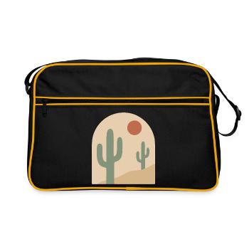 Desert Arch Serenity - Retro Bag - black/gold - Front