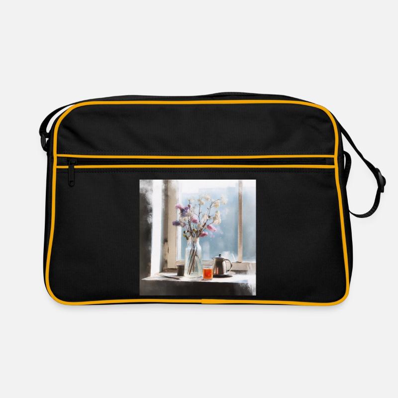 Friedliche Ruhe Retro Tasche