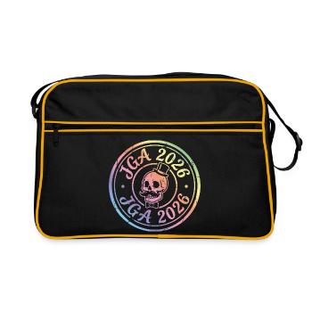 Jga 2026 Enterrement de vie de garçon du Crâne - Sac Retro - noir/or - Devant