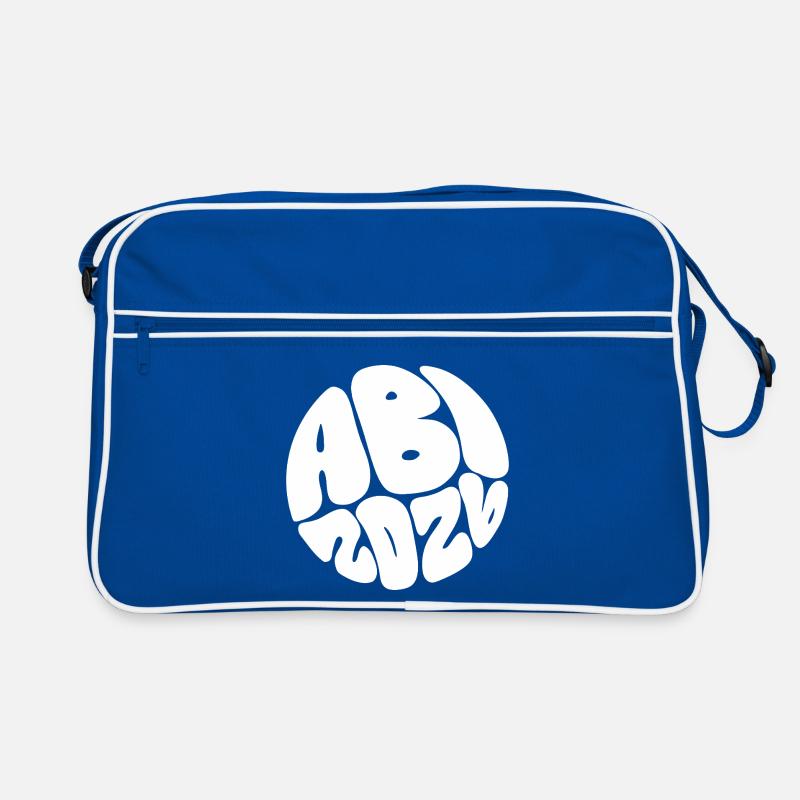 Blob Font Circle Pattern Retro Bag