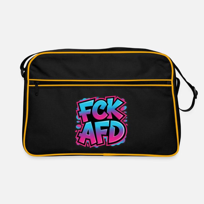FCK AFD - Antifa Tee Retro Tasche