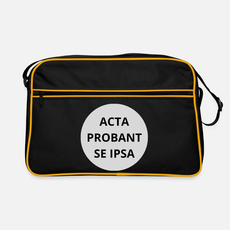 Acta probant se ipsa Retro Tasche