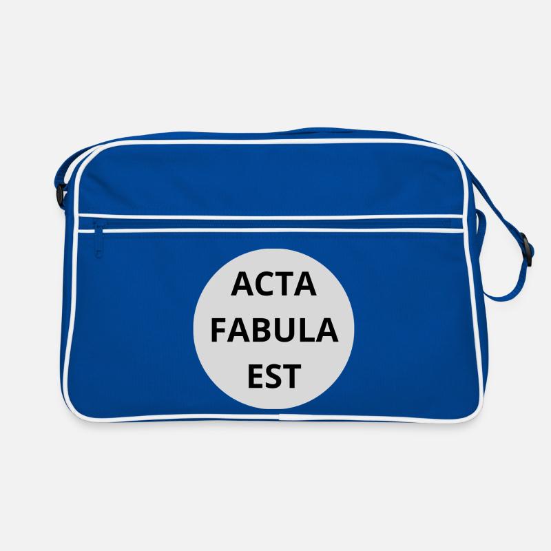 Acta Fabula Est Retro Tasche