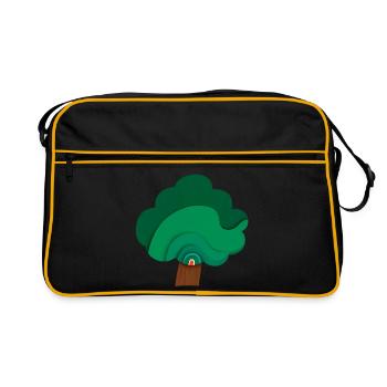 CREATIVITY LIBERTY - freedom & rights - Sac Retro - noir/or - Devant