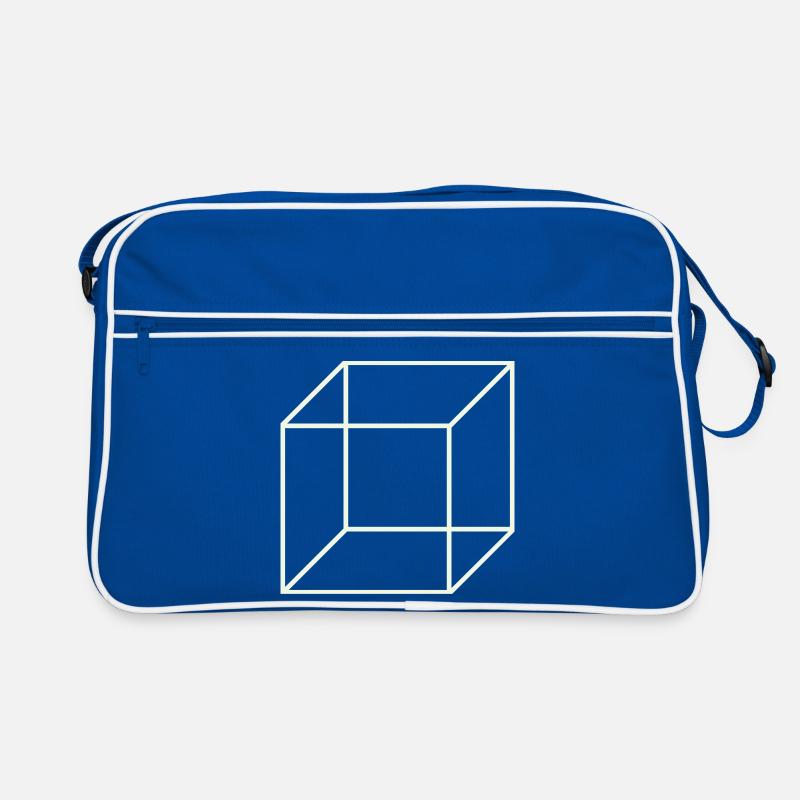 Geometric Wire Cube Retro Bag