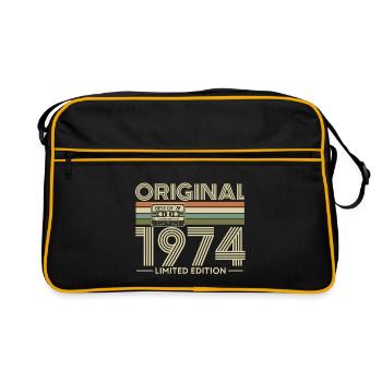 Original 1974 Hits Rétro - Sac Retro - noir/or - Devant