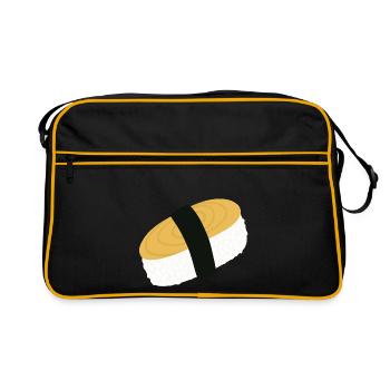 Tamagoyaki Nigiri - Retro Bag - black/gold - Front