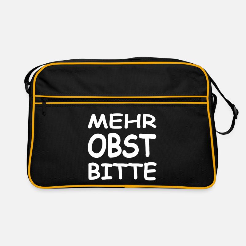 Fruit - Retro Bag - black/gold