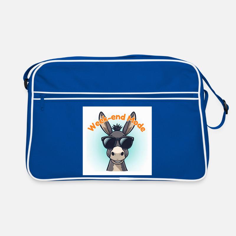 Âne Week-end Mode Sac Retro