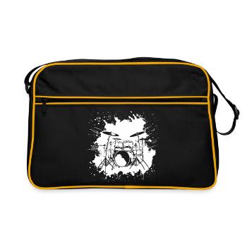 percussion - Retro Bag - black/gold - Front