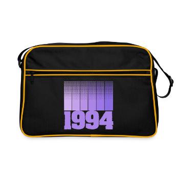 Né en 1994 - Sac Retro - noir/or - Devant
