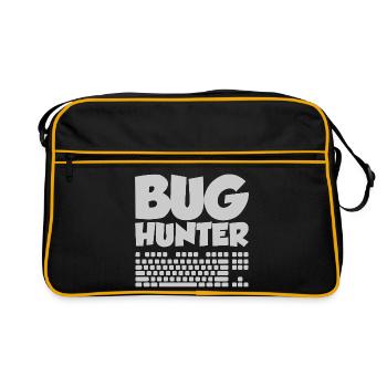 Funny Software Engineers Programmers Developers - Retro Bag - black/gold - Front
