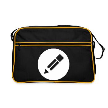 Pencil - Retro Bag - black/gold - Front