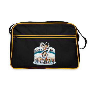 Community of the Heart Sculpture - Retro Bag - black/gold - Front