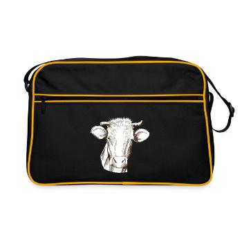 Vache - Sac Retro - noir/or - Devant