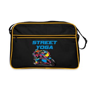 Yoga de rue - Moto - Sac Retro - noir/or - Devant