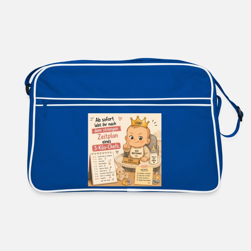 Babys im Alltag Retro Tasche