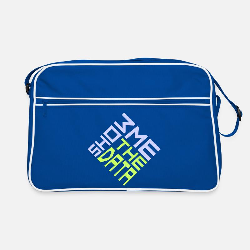 Show Me The Data Funny Nerd Analyst Sarcastic Retro Bag