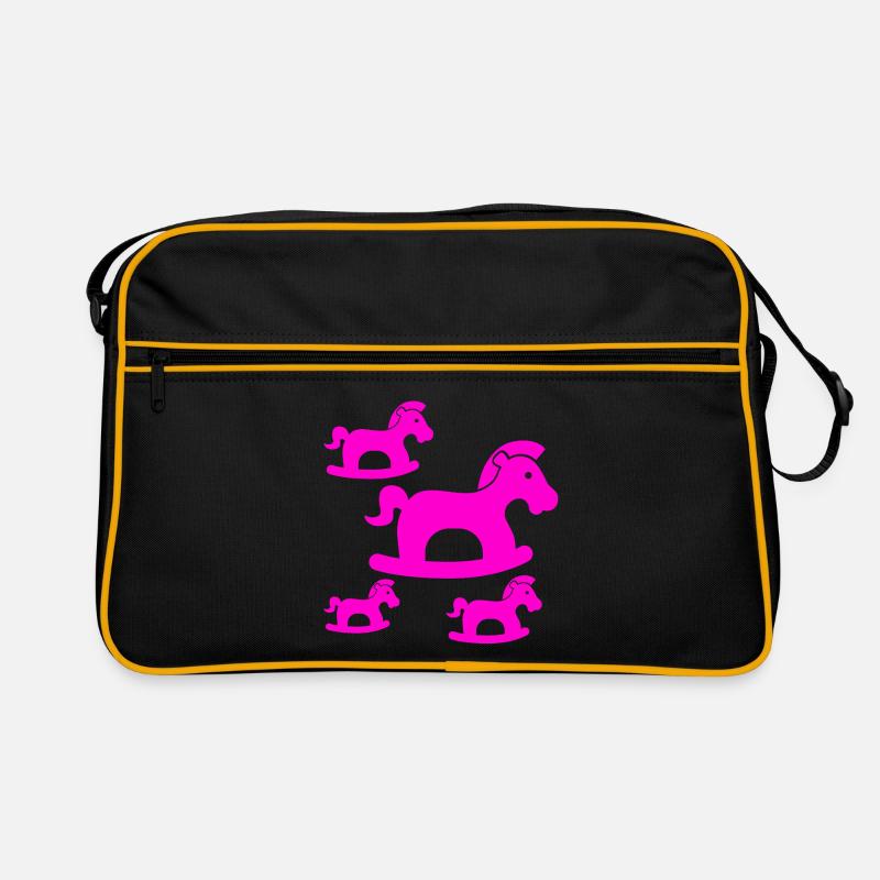 Pferde Retro Tasche
